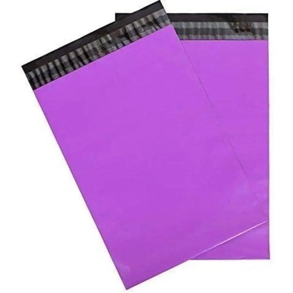 15CT 10x13" Premium Purple Poly Mailers. - Picture 2 of 5